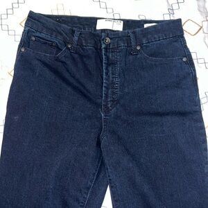 Anne Klein High Rise Flare Jean size 10 length average